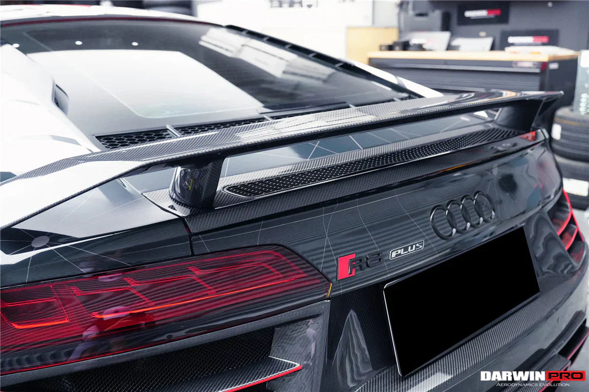 2016-2023 Audi R8 GEN2/GEN3 Coupe ONLY GT Style Carbon Fiber Trunk Wing - [The Exotic Hub]