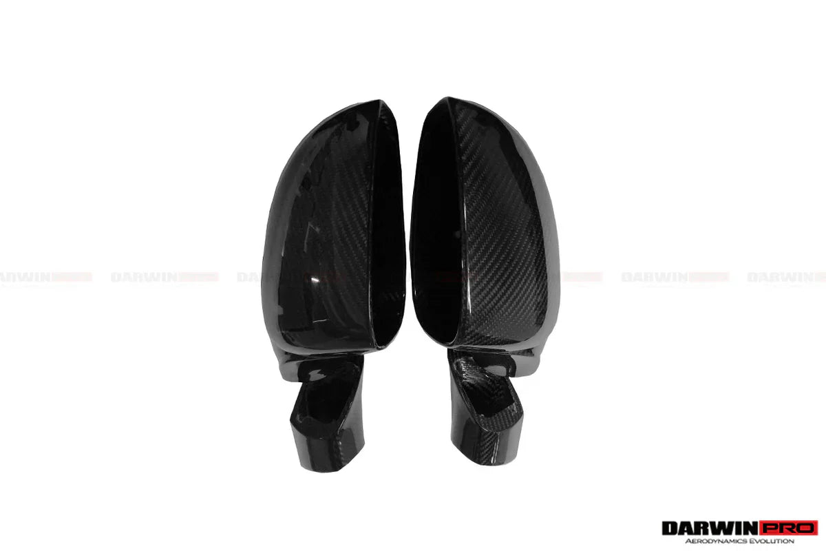 2010-2015 Ferrari 458 Coupe/Spyder/Speciale Dry Carbon Fiber Mirror Housing Replacement - [The Exotic Hub]