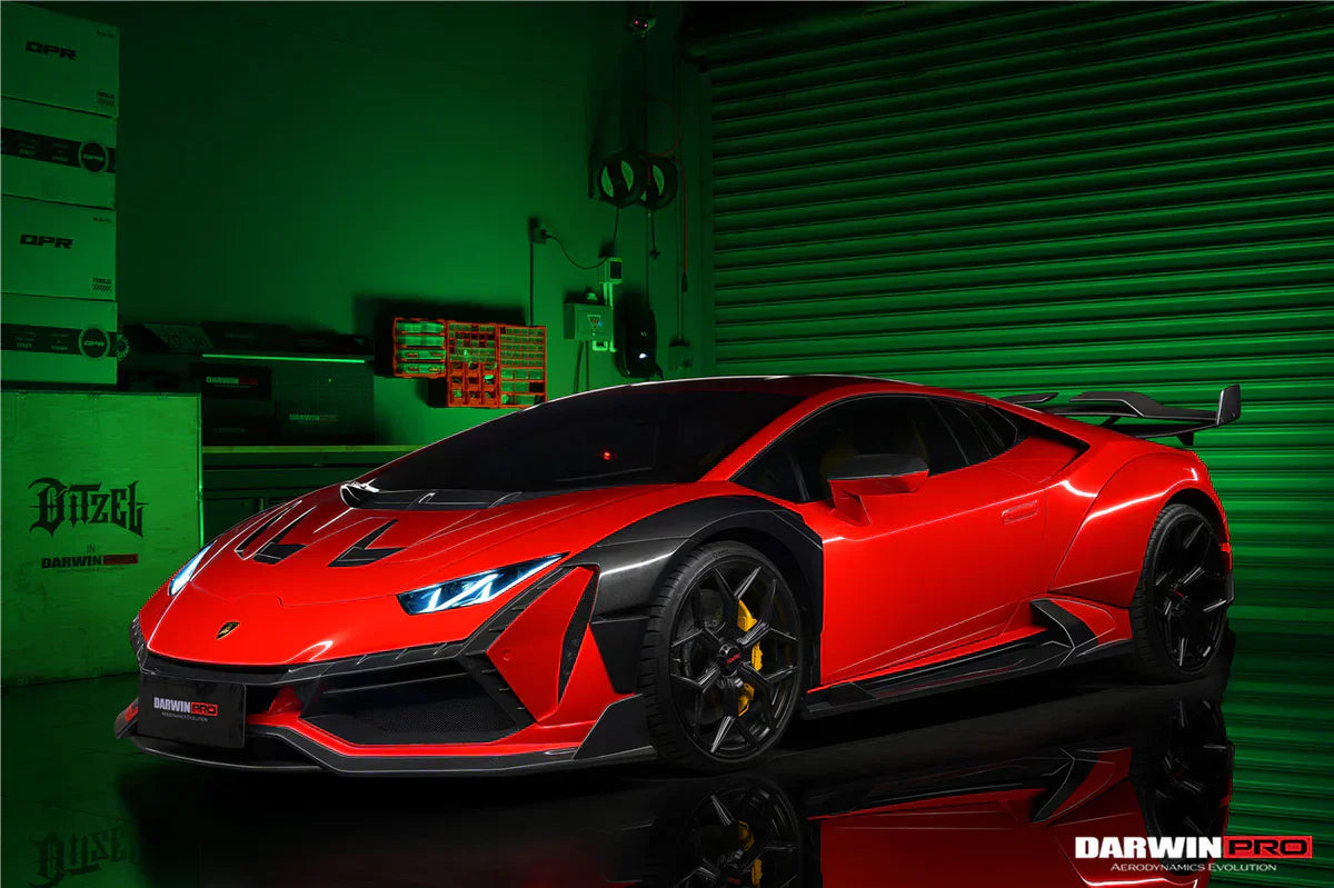 2015-2022 Lamborghini Huracan LP610 & LP580 & EVO BKSSII Style Front Wide Fender - [The Exotic Hub]