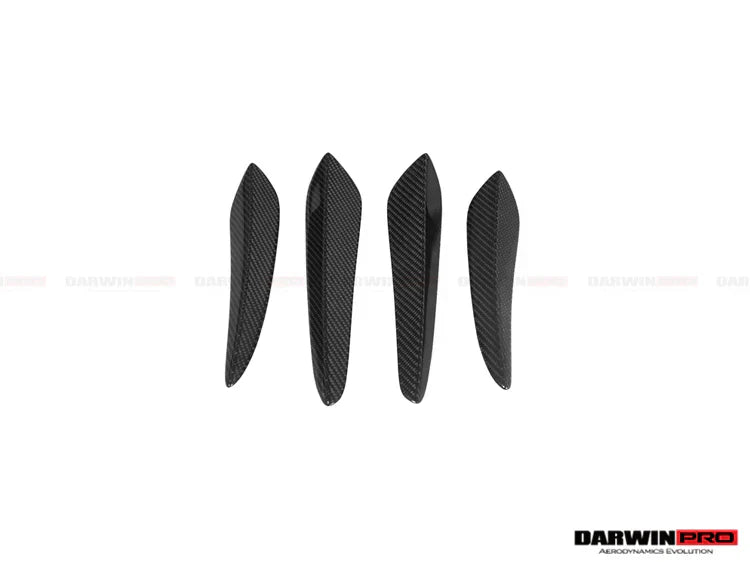 2016-2019 Porsche 911 991.2 Turbo/S BKSS Style Carbon Fiber Front Canards - [The Exotic Hub]