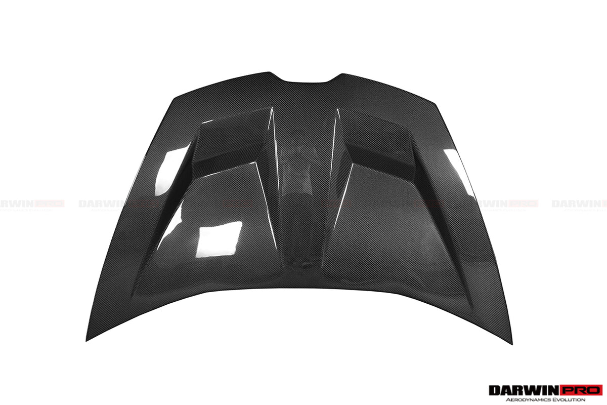 2015-2021 Lamborghini Huracan LP610/LP580/EVO BKSS Style Carbon Fiber Hood - [The Exotic Hub]