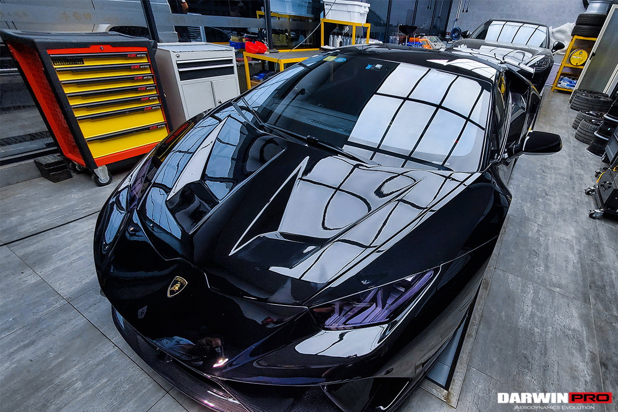 2015-2025 Lamborghini Huracan LP610 & LP580 & EVO & Tecnica BKSS Style Carbon Fiber Hood