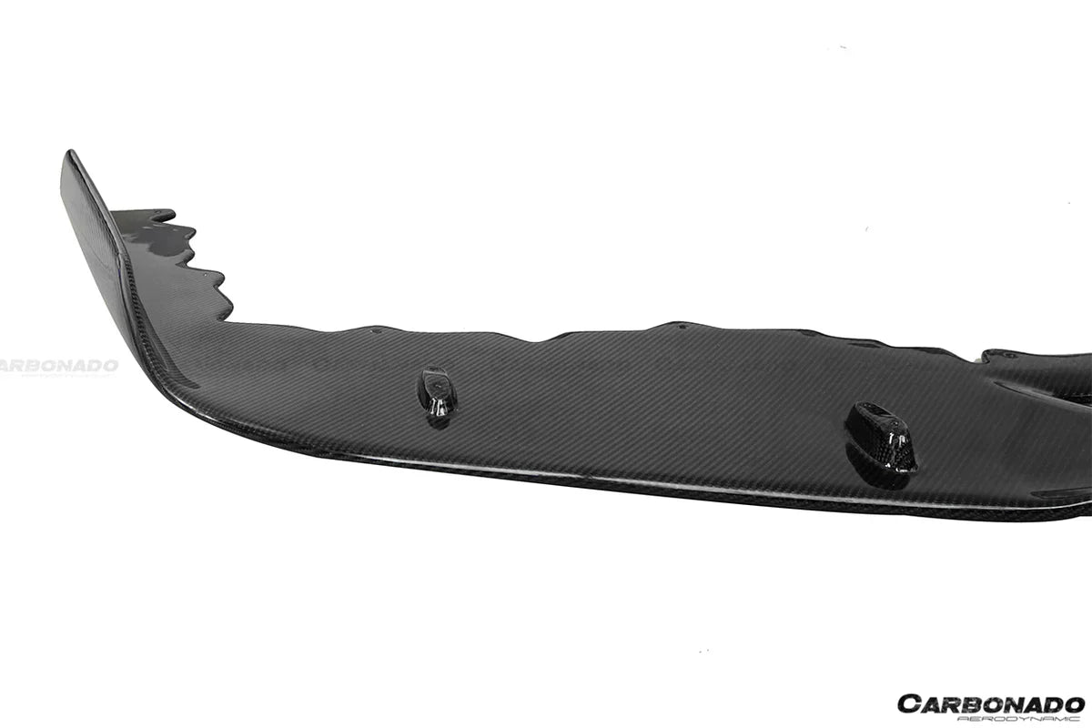 2010-2015 Ferrari 458 Coupe& Spyder AV Style Carbon Fiber Front Lip - [The Exotic Hub]