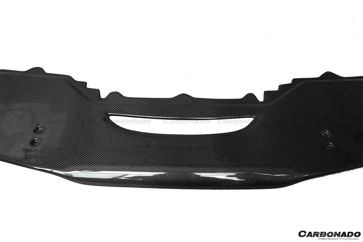 2010-2015 Ferrari 458 Coupe& Spyder AV Style Carbon Fiber Front Lip - [The Exotic Hub]