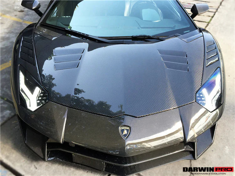 2011-2021 Lamborghini Aventador LP700 LP740 Coupe/Roadster BKSS Style Carbon Fiber Front Fender - [The Exotic Hub]