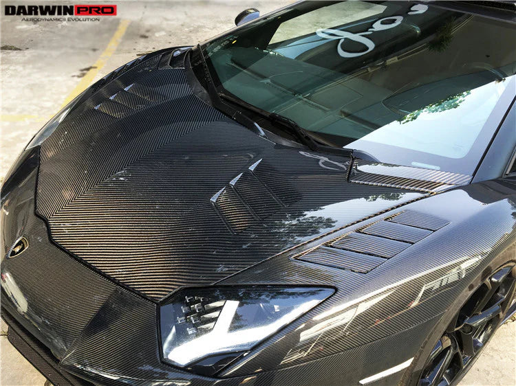 2011-2021 Lamborghini Aventador LP700 LP740 Coupe/Roadster BKSS Style Carbon Fiber Front Fender - [The Exotic Hub]