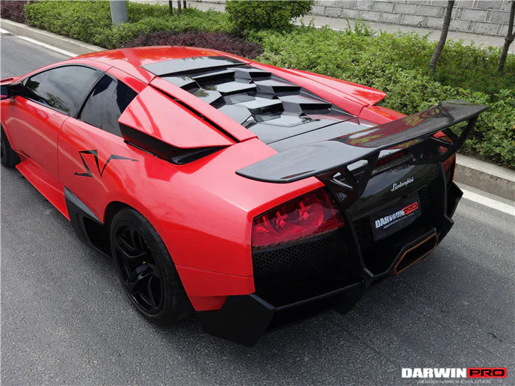 2001-2010 Lamborghini Murcielago SV Style Rear Bumper & Wing - [The Exotic Hub]