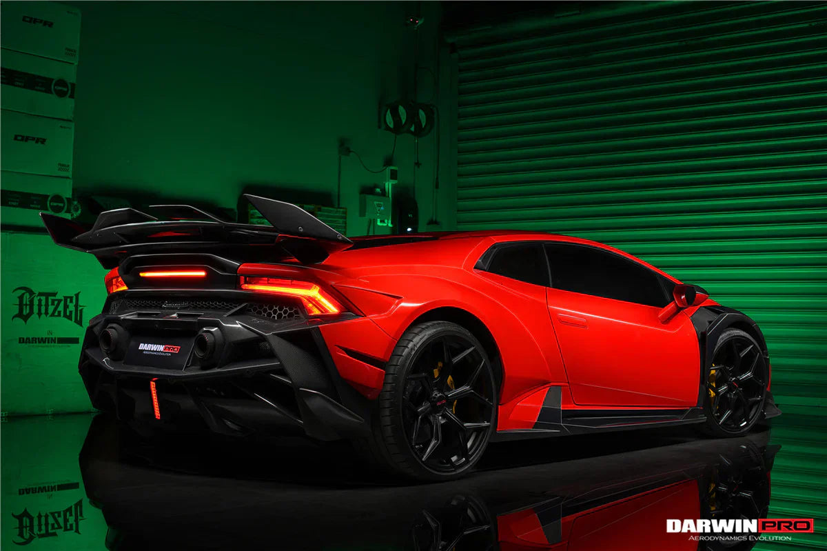 2015-2022 Lamborghini Huracan LP610 & LP580 & EVO Coupe Only BKSSII Style Rear Wide Fender Flare - [The Exotic Hub]