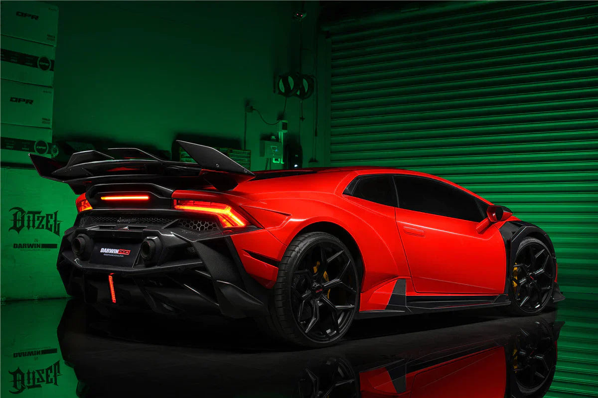 2015-2022 Lamborghini Huracan LP610 & LP580 & EVO BKSSII Style Rear Bumper - [The Exotic Hub]