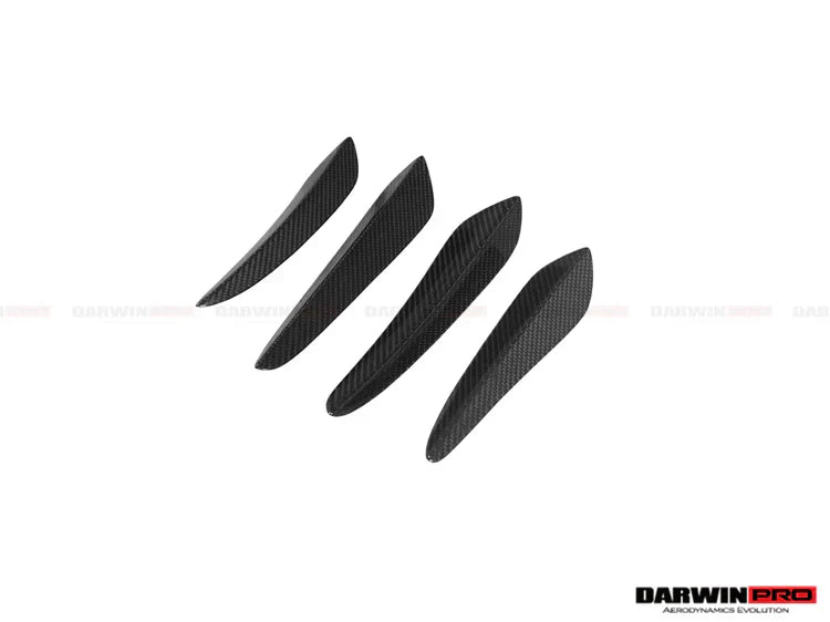 2016-2019 Porsche 911 991.2 Turbo/S BKSS Style Carbon Fiber Front Canards - [The Exotic Hub]