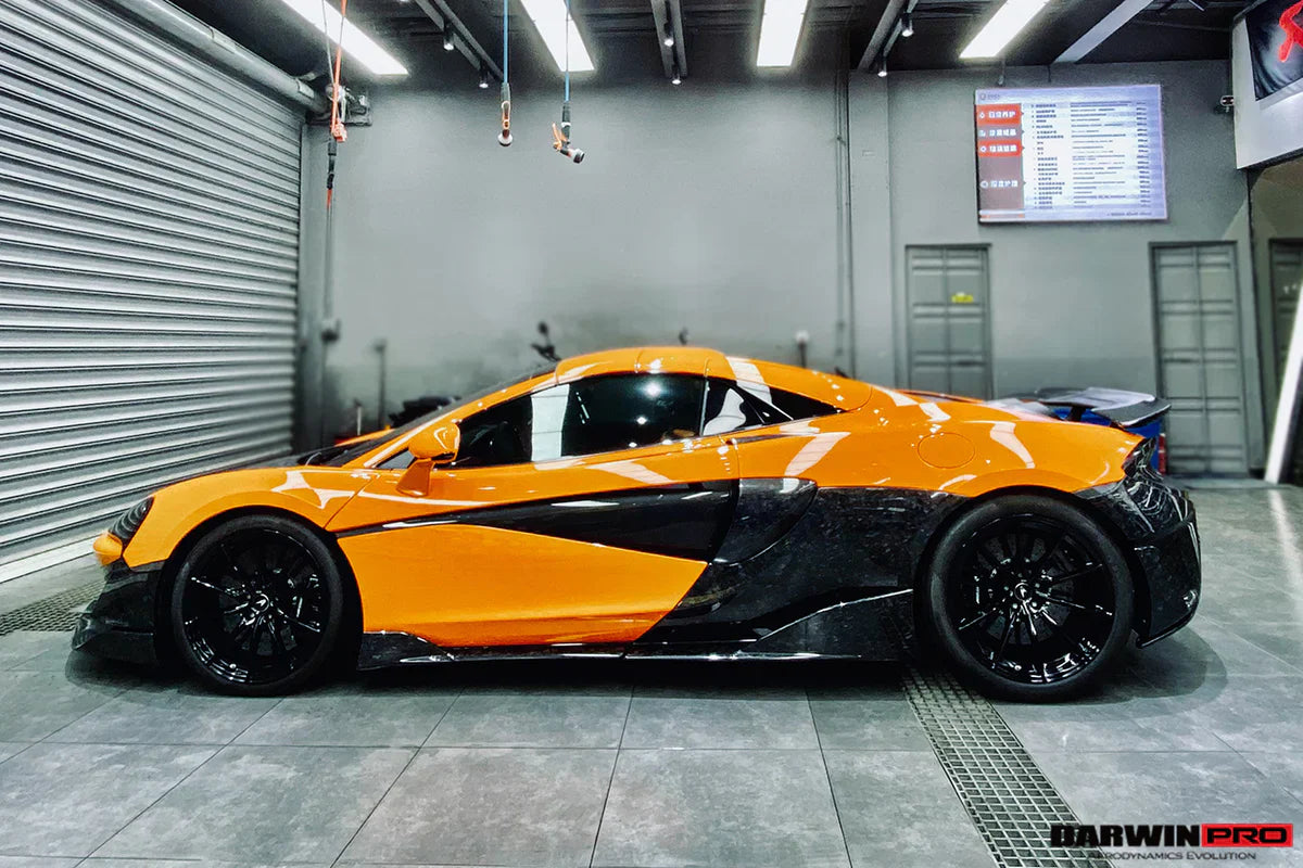 2015-2021 McLaren 600lt 540C 570S Cabon Fiber Side Skirts Under Board - [The Exotic Hub]