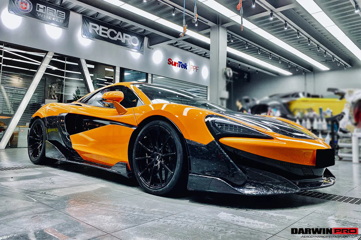 2015-2021 McLaren 600lt 540C 570S Cabon Fiber Side Skirts Under Board - [The Exotic Hub]