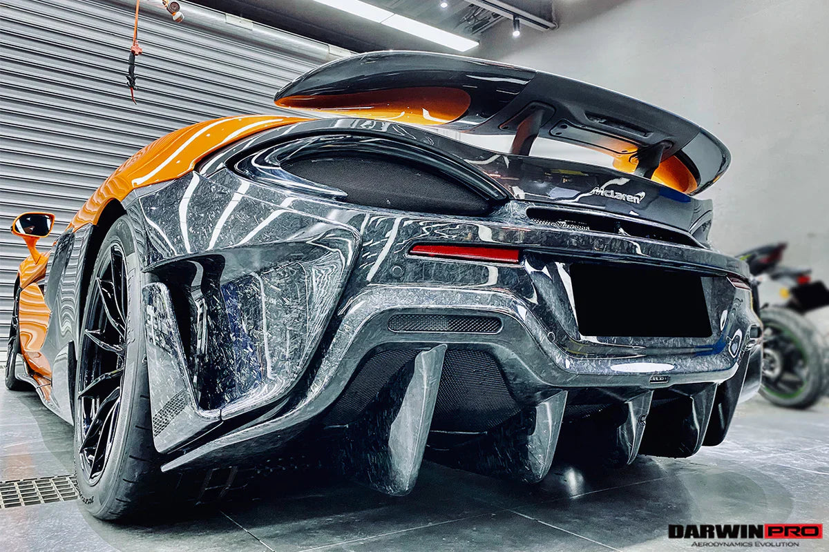 2018-2021 McLaren 600lt Carbon Fiber Rear Bumper - [The Exotic Hub]