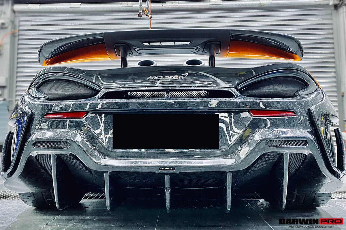 2018-2021 McLaren 600lt Carbon Fiber Rear Bumper - [The Exotic Hub]