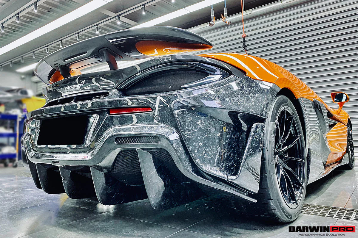 2018-2021 McLaren 600lt Carbon Fiber Rear Bumper - [The Exotic Hub]