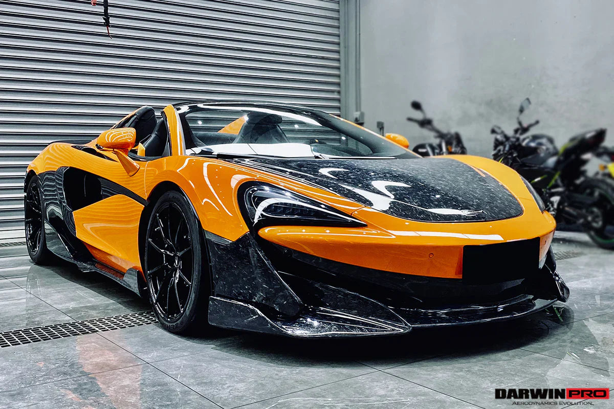 2018-2021 McLaren 600lt Carbon Fiber Front Bumper Side Splitter - [The Exotic Hub]