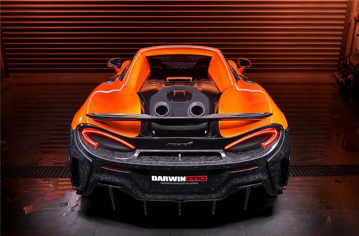 2018-2021 McLaren 600lt Carbon Fiber Rear Bumper - [The Exotic Hub]