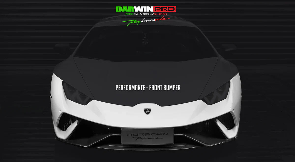 2015-2020 Lamborghini Huracan LP610/LP580 Performante Style Partial Carbon Fiber Aero - Full Kit - [The Exotic Hub]