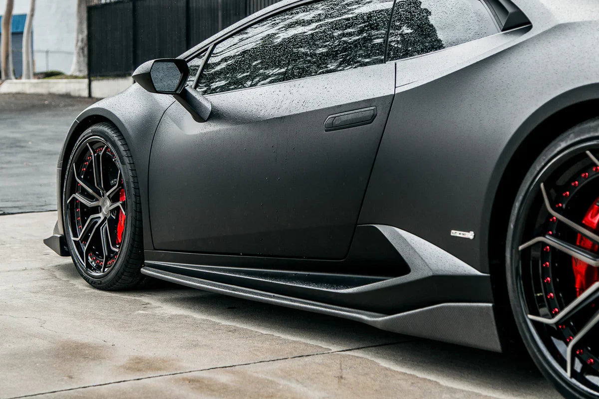 2015-2020 Lamborghini Huracan LP610/LP580 AYP Style Carbon Fiber Side Skirts - [The Exotic Hub]