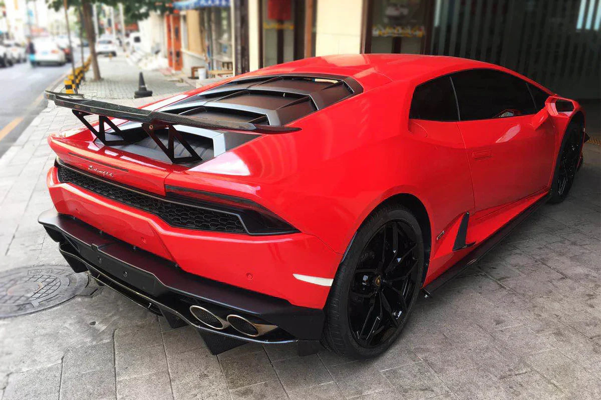 2015-2020 Lamborghini Huracan LP610 RZS Style Carbon Fiber Rear Diffuser - [The Exotic Hub]