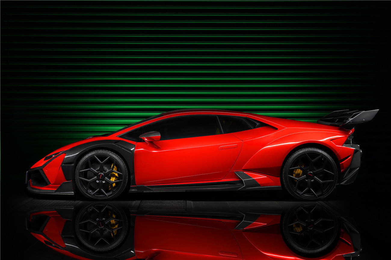 2015-2025 Lamborghini Huracan LP610 & LP580 & EVO & STO & Tecnica BKSSII Style Side Skirts