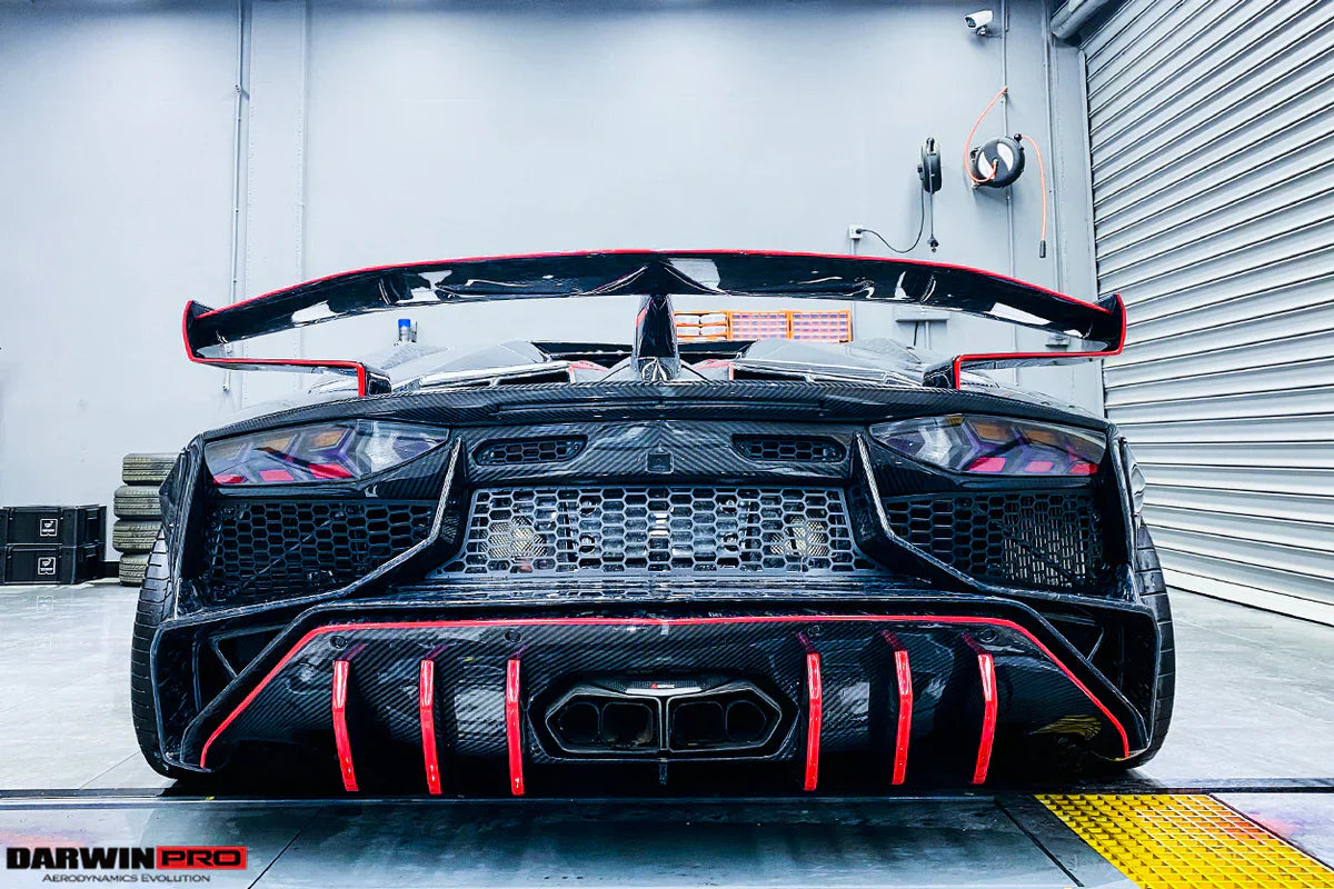 2011-2016 Lamborghini Aventador LP700 Coupe SV-BKSSII Style Wide body Carbon Fiber Aero Full Kit - [The Exotic Hub]