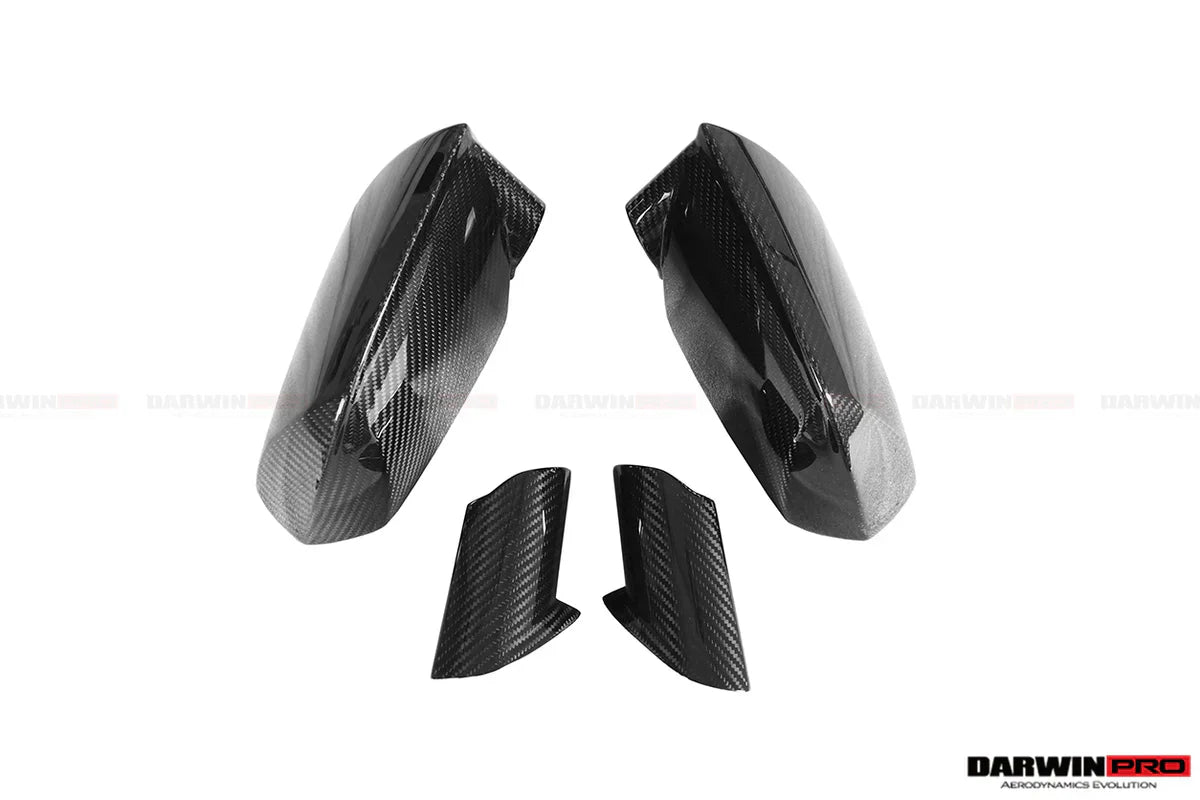 2011-2016 Lamborghini Aventador LP700 LP720 LP750 SVJ SV Coupe & Roadster Dry Carbon Fiber Mirror Housing Replacement - [The Exotic Hub]