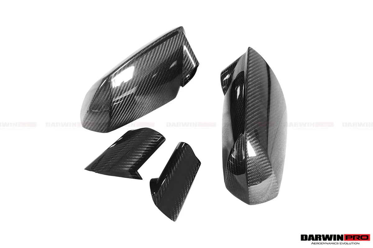 2011-2016 Lamborghini Aventador LP700 LP720 LP750 SVJ SV Coupe & Roadster Dry Carbon Fiber Mirror Housing Replacement - [The Exotic Hub]