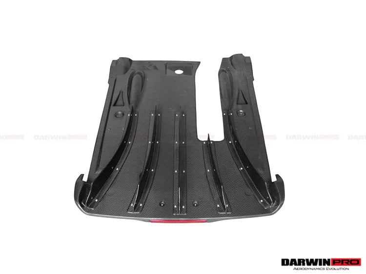 2012-2022 Nissan GTR R35 DBA/EBA NSM Style Carbon Fiber Rear Diffuser With LED Light - [The Exotic Hub]