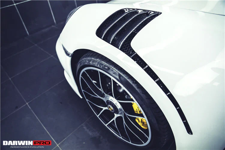 2016-2019 Porsche 911 991.2 Turbo/S GT3RS Style Partial Carbon Fiber Fender - [The Exotic Hub]