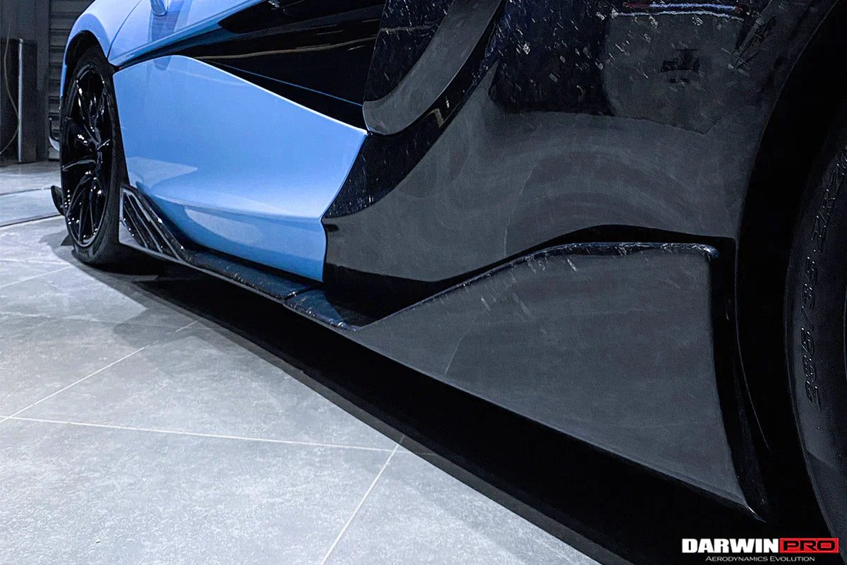 2015-2021 McLaren 600lt 540C 570S BKSS Style Cabon Fiber Side Skirts Under Board - [The Exotic Hub]