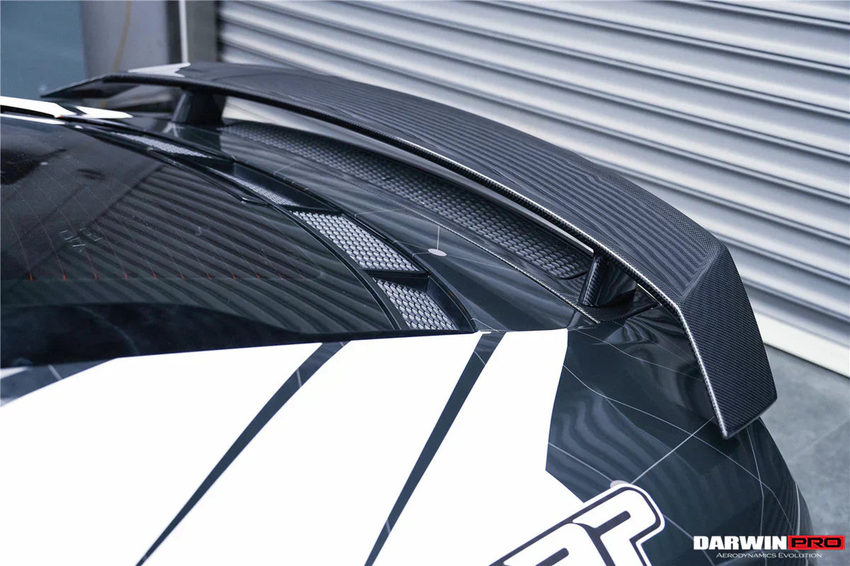 2016-2019 Audi R8 GEN2 V10 PLUS Coupe ONLY GT Style Carbon Fiber Trunk Wing w/ Base - [The Exotic Hub]