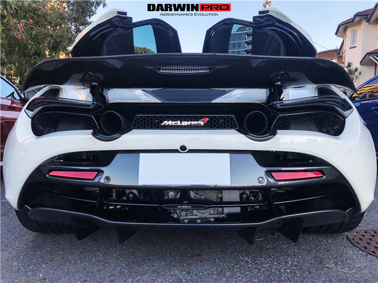 2017-2020 McLaren 720s Carbon Fiber Rear Bumper Center Valance - [The Exotic Hub]