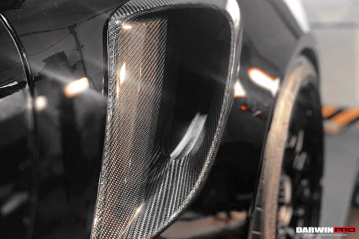 2013-2019 Porsche 991 Turbo/S GT2RS Style Carbon Fiber Quarter Panel Side Scoops - [The Exotic Hub]