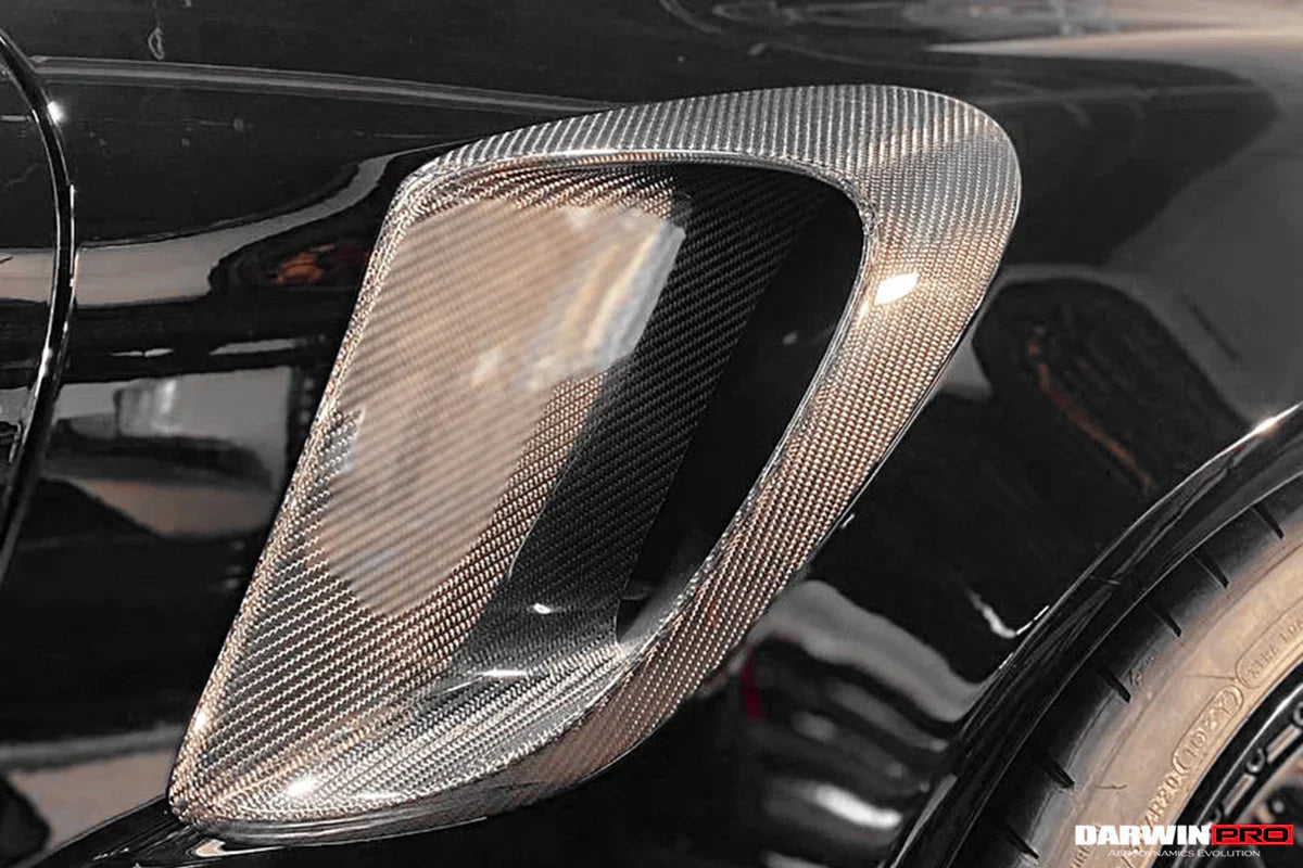 2013-2019 Porsche 991 Turbo/S GT2RS Style Carbon Fiber Quarter Panel Side Scoops - [The Exotic Hub]