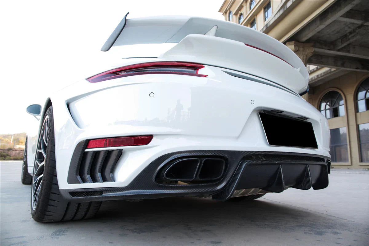 2016-2019 Porsche 911 991.2 Turbo/S TP Style Rear Bumper - [The Exotic Hub]