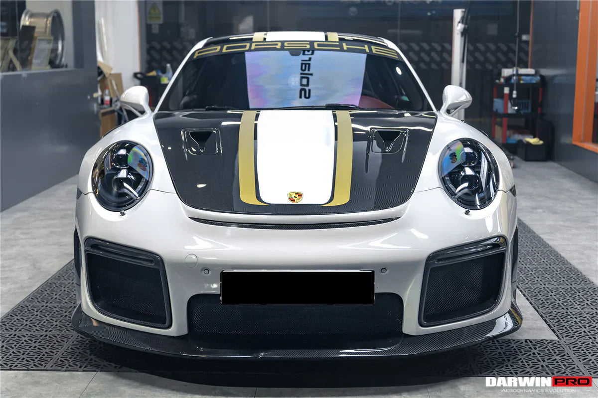 2013-2019 Porsche 991 991.1 & 991.2 Carrera, Turbo, C2, C2S, C4, C4S, Targa, GT3 GT2RS-Style Carbon Fiber Hood - [The Exotic Hub]