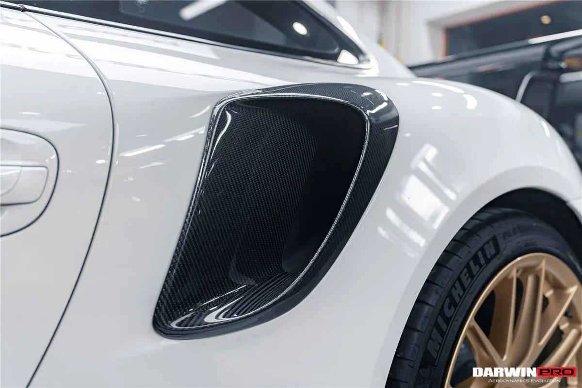 2013-2019 Porsche 991 Turbo/S GT2RS Style Carbon Fiber Quarter Panel Side Scoops - [The Exotic Hub]