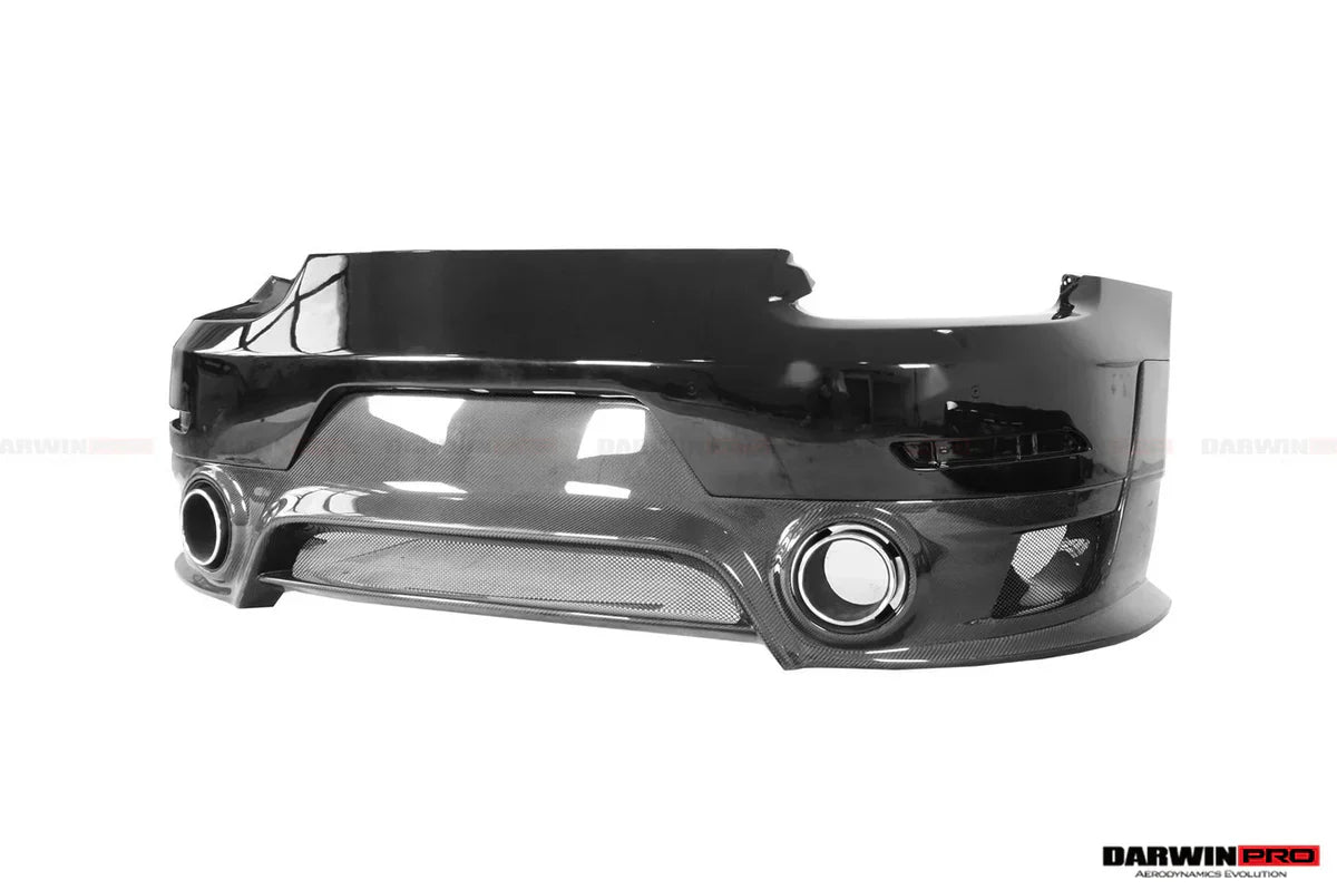 2013-2019 Porsche 911 991 Turbo/S GT2RS Style Partial Carbon Fiber Rear Bumper - [The Exotic Hub]