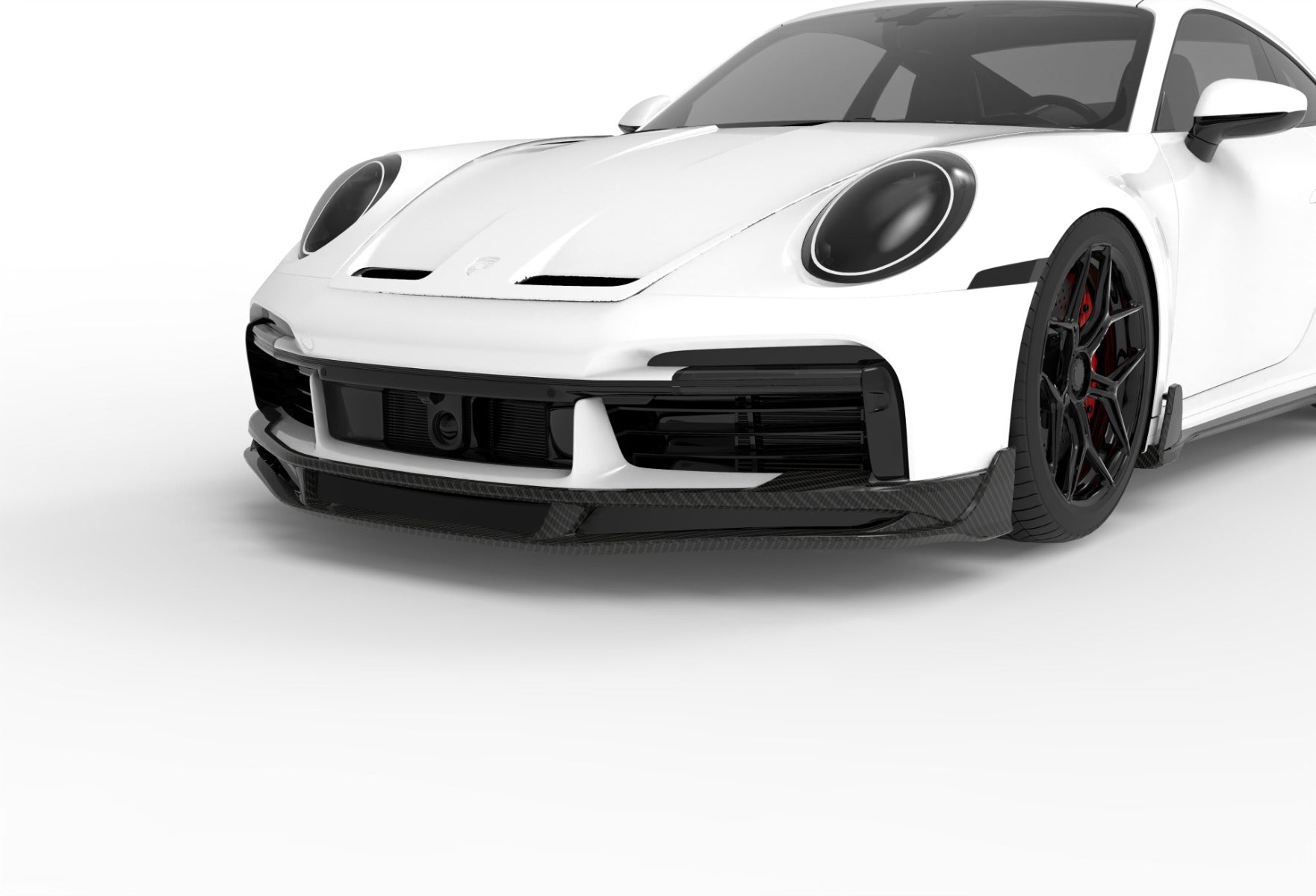 1016 Carbon Front Aero Lip for 992 Turbo / S - [The Exotic Hub]