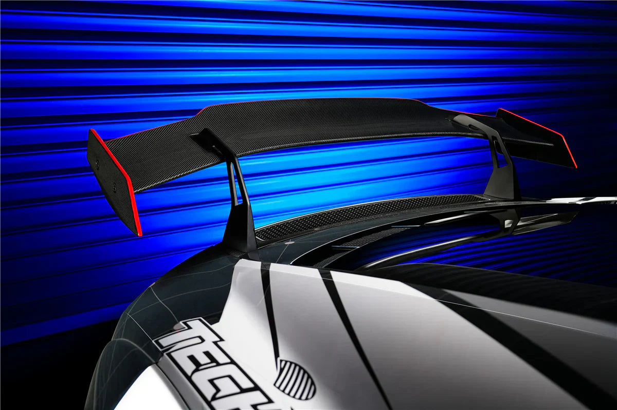 2016-2019 Audi R8 GEN2 V10 PLUS Coupe ONLY IMPII Carbon Fiber Trunk Wing w/ Base - [The Exotic Hub]