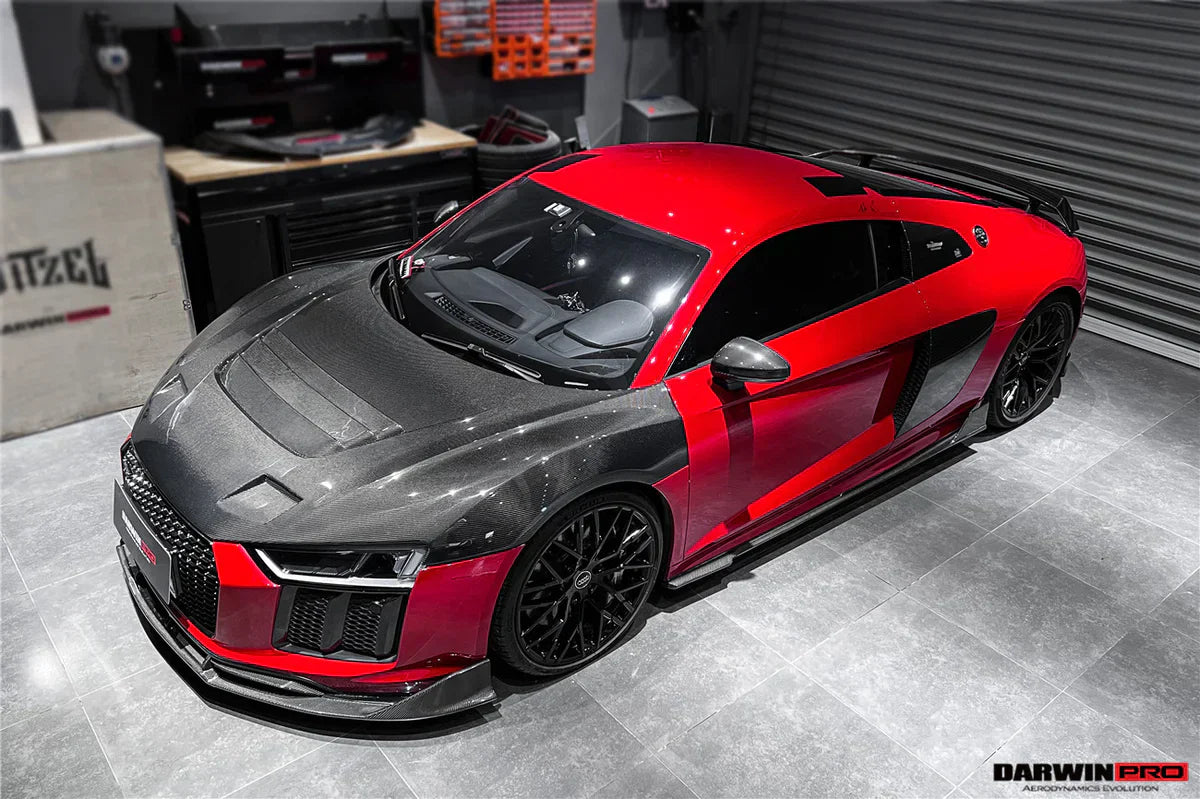 2016-2018 Audi R8 Coupe iMP Performance Carbon Fiber Side Skirts Under Board - [The Exotic Hub]