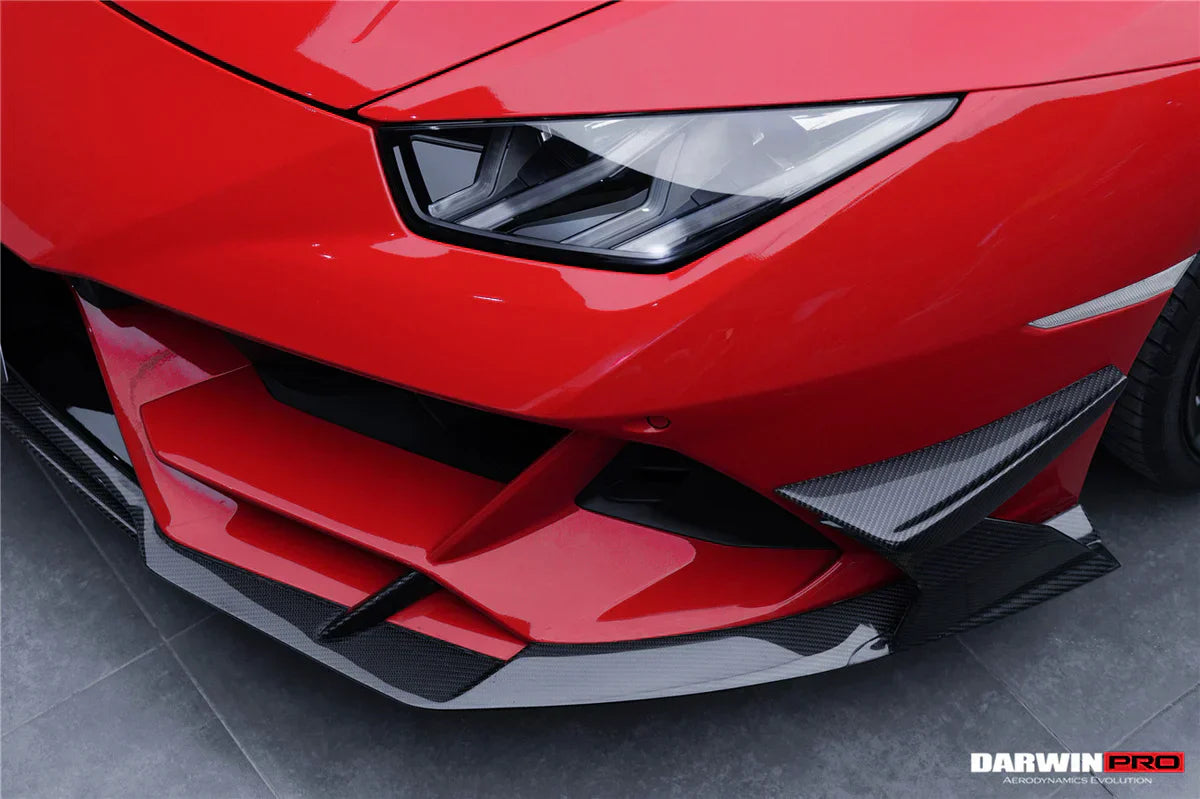 2015-2022 Lamborghini Huracan EVO 4WD ONLY BKSS Style Carbon Front Lip - [The Exotic Hub]