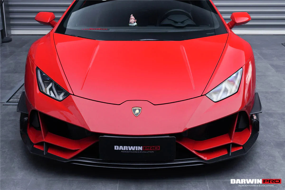 2015-2022 Lamborghini Huracan EVO 4WD ONLY BKSS Style Carbon Front Lip - [The Exotic Hub]