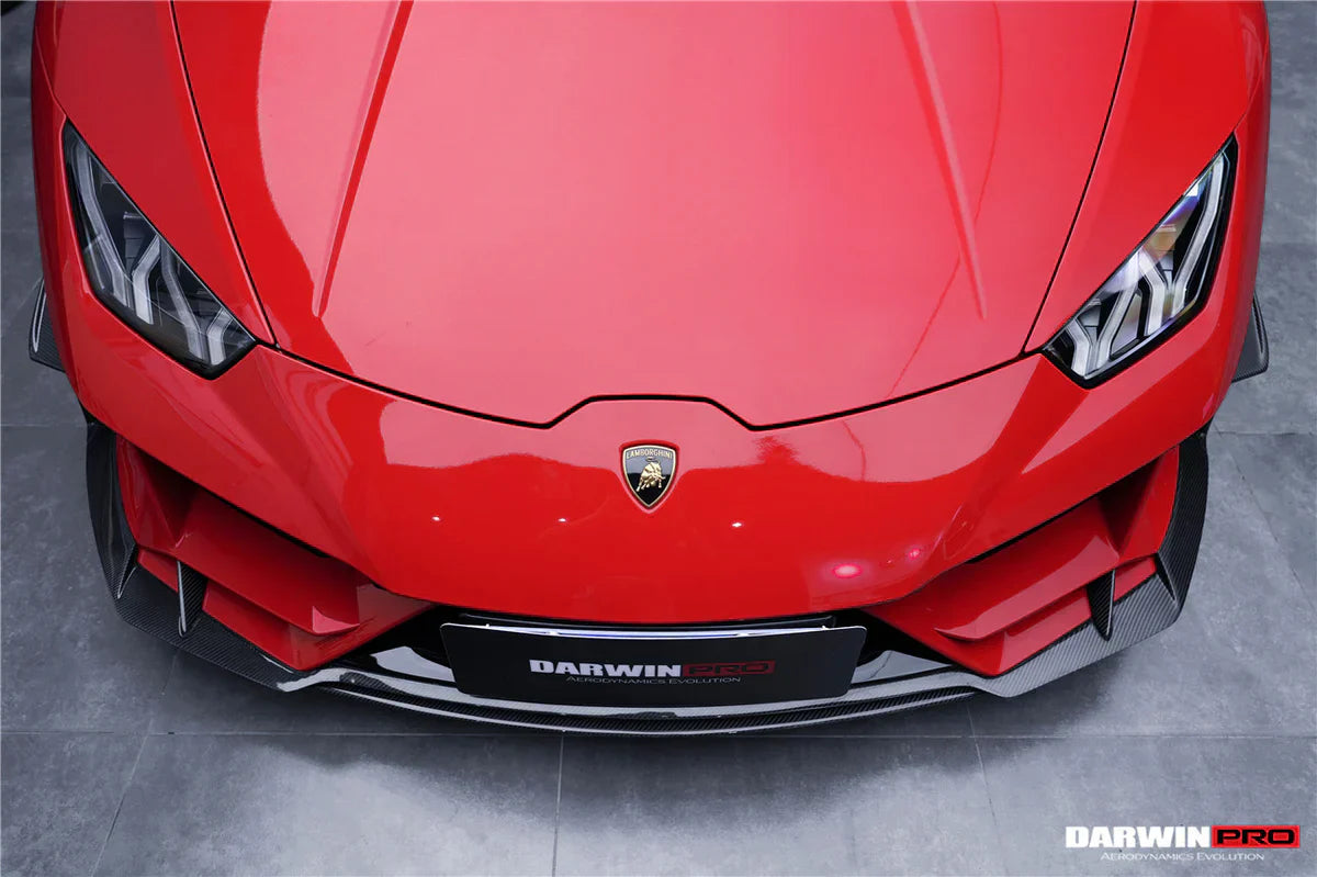 2015-2022 Lamborghini Huracan EVO 4WD ONLY BKSS Style Carbon Front Lip - [The Exotic Hub]