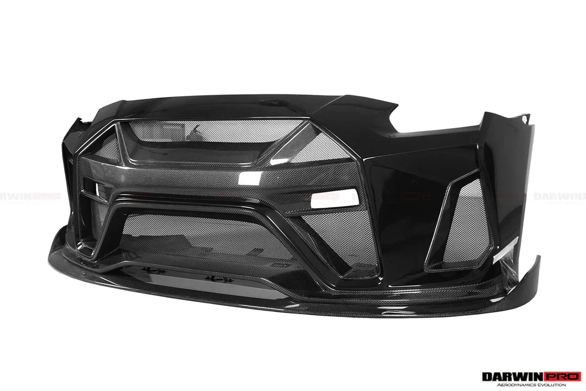 2008-2022 Nissan GTR R35 CBA/DBA/EBA BKSSII Style Front Bumper - [The Exotic Hub]