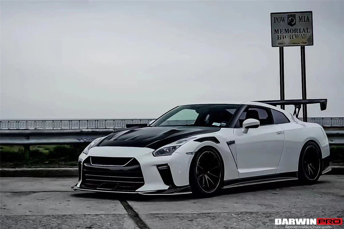 2008-2022 Nissan GTR R35 CBA/DBA/EBA TS Style Front Bumper - [The Exotic Hub]