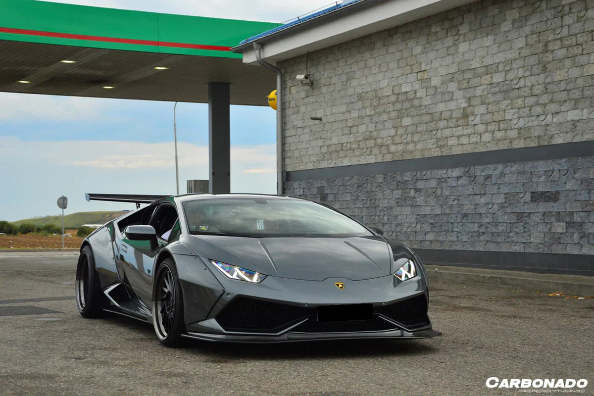 2015-2020 Lamborghini Huracan LP610/LP580 DE Style Wide Fender Flares - [The Exotic Hub]