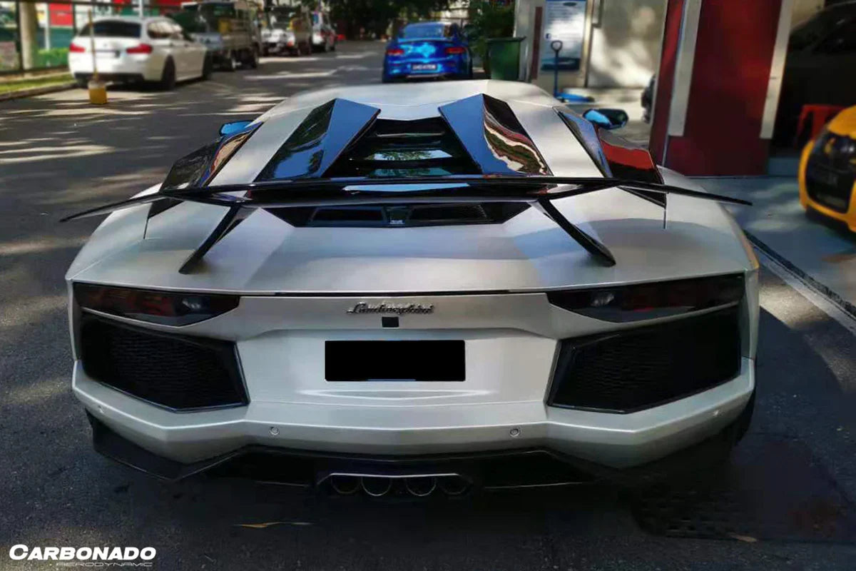 2011-2021 Lamborghini Aventador LP700 LP740 Coupe/Roadster VTC Style Trunk Spoiler - [The Exotic Hub]