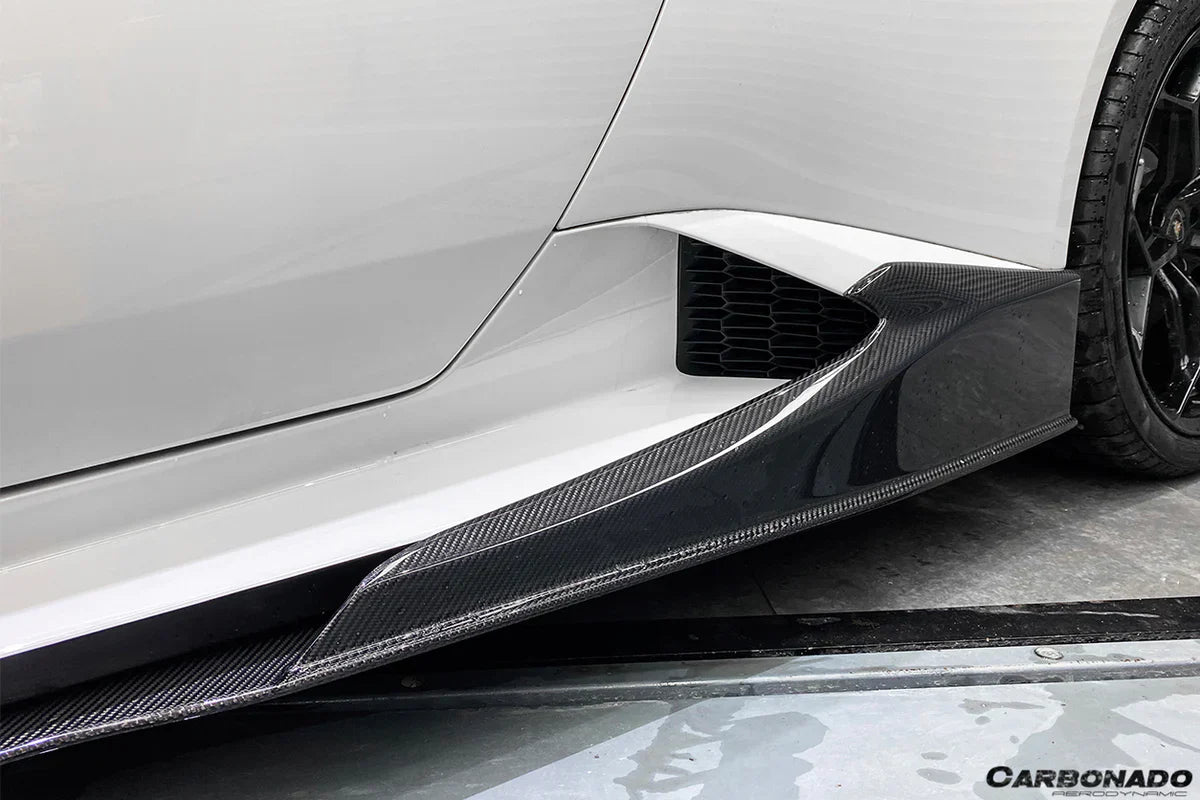 2015-2020 Lamborghini Huracan LP610/LP580 MD Style Carbon Fiber Side Skirts - [The Exotic Hub]